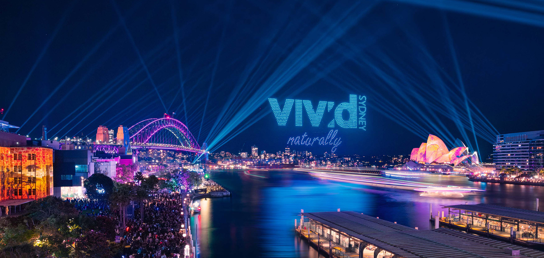 Drone Show Vivid 2024 Shae Delcine