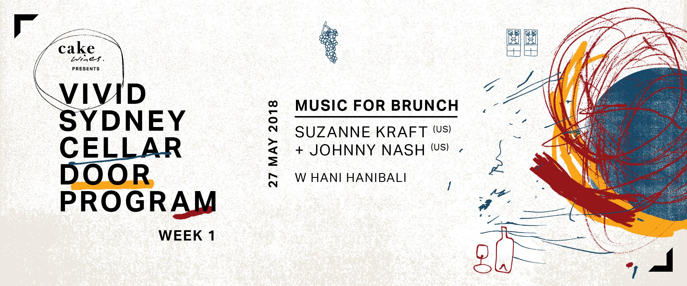 Cake Wines presents - Music for brunch Music for brunch - Suzzane Kraft & Jonny Nash