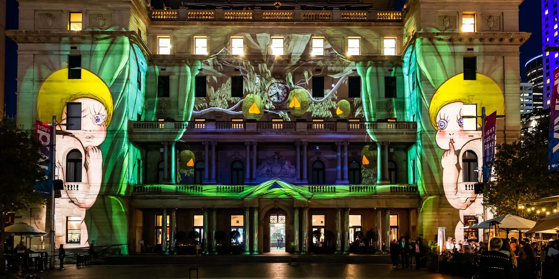 Snugglepot and Cuddlepie - Vivid Sydney 2018