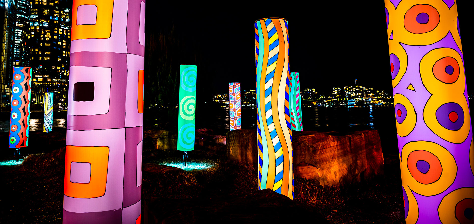 This is an image of the Nura Installation at Vivid Sydney