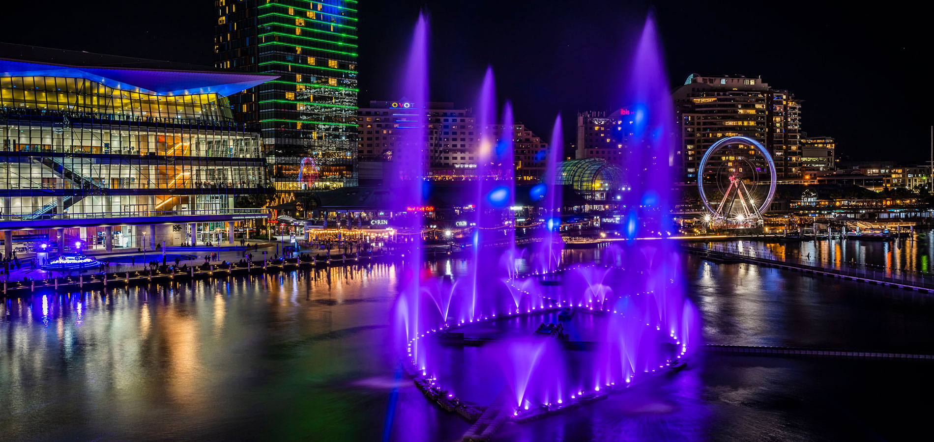 This is an image of the Sydney Infinity installation at Vivid Sydney