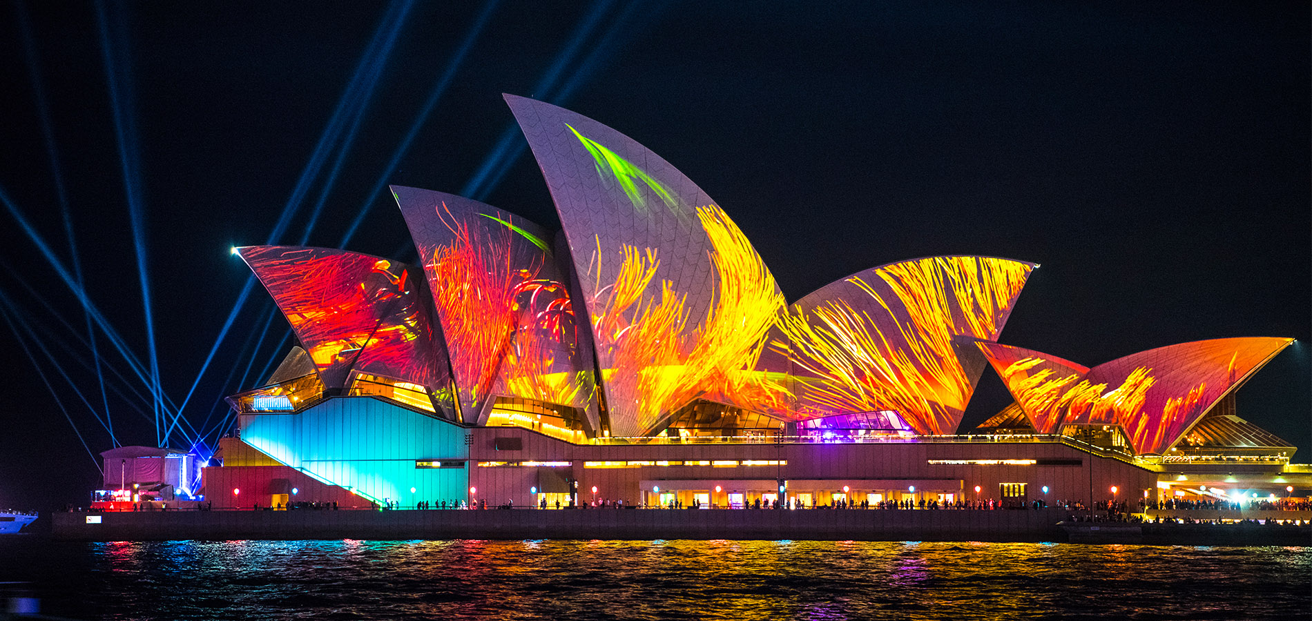 Sydney Opera House during Vivid Sydney 2019