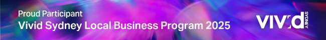 Downloadable Vivid Sydney email signature banner