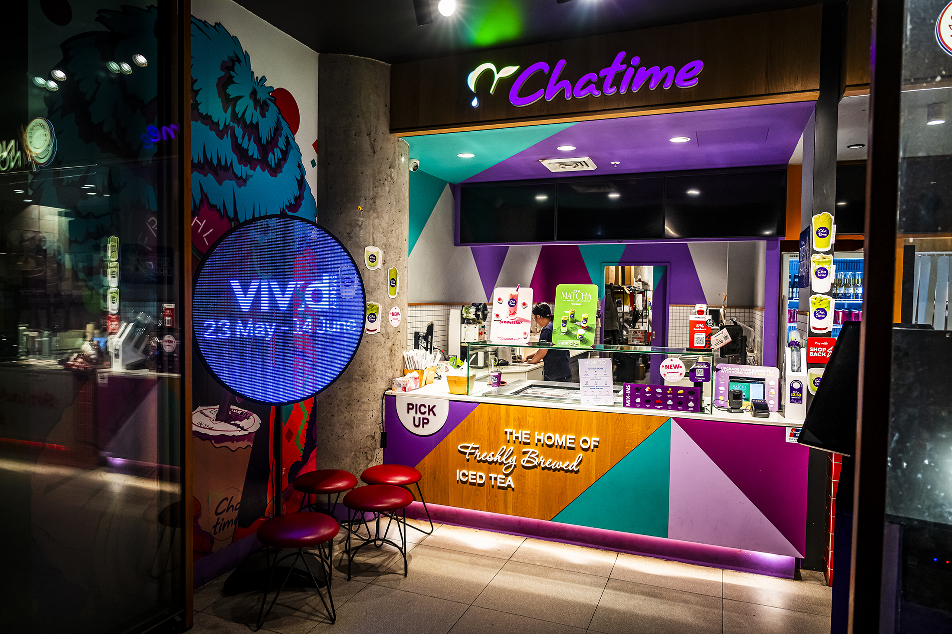 Vivid Sydney Local Business Program Chatime