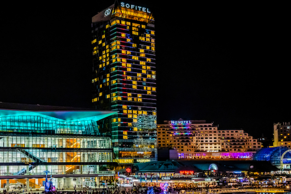 Sofitel in Darling Harbour at Vivid Sydney